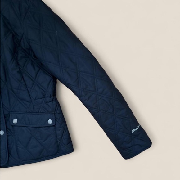 Eddie Bauer Women's Navy Quilted Jacket - Picture 3 of 4